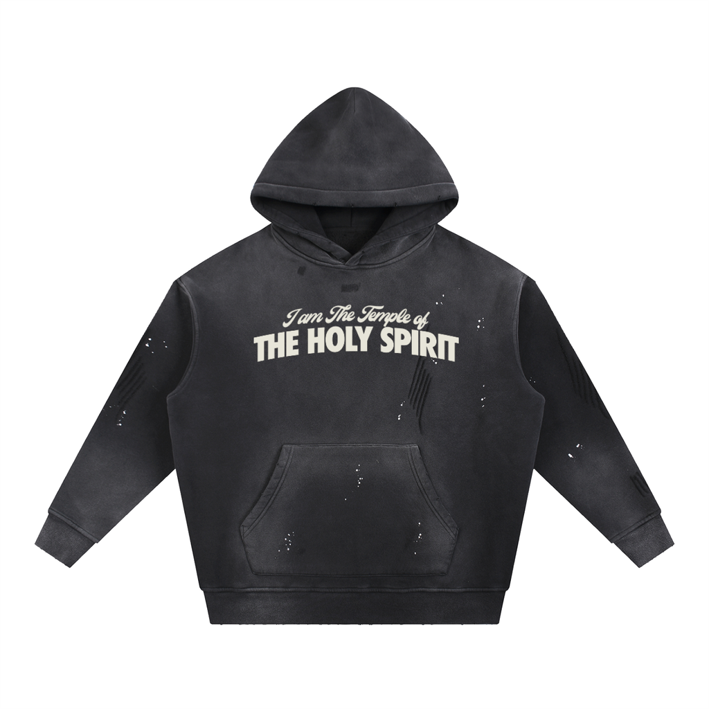 I Am the Temple of the Holy Spirit — Hoodie (Black)