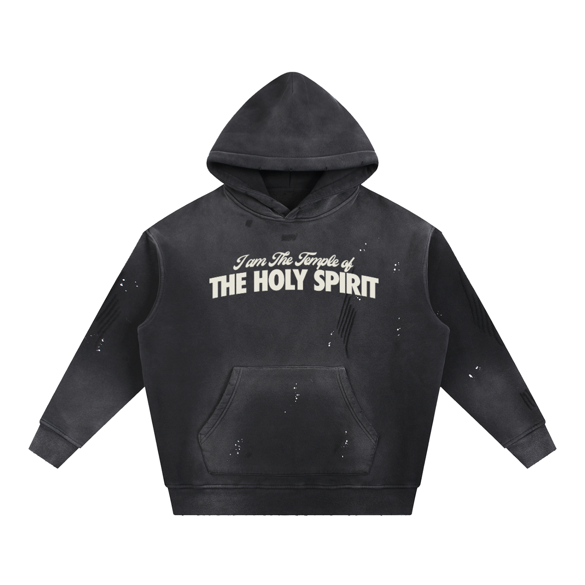 I Am the Temple of the Holy Spirit — Hoodie (Black)