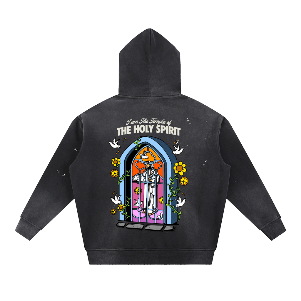 I Am the Temple of the Holy Spirit — Hoodie (Black)